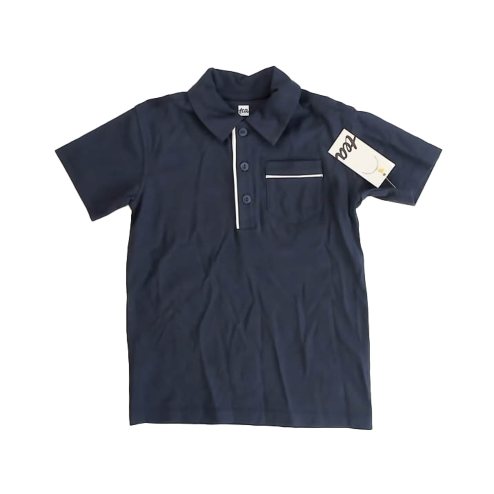 Tea Collection Boys Navy Polo Shirt size: 5T